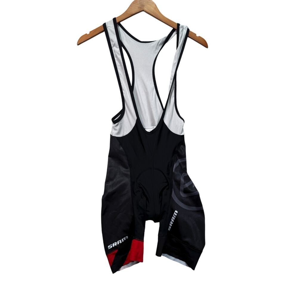 Louis Garneau SRAM Bib LG Singlet Cycling Bike Bicycle Mens Shorts Black/Red M